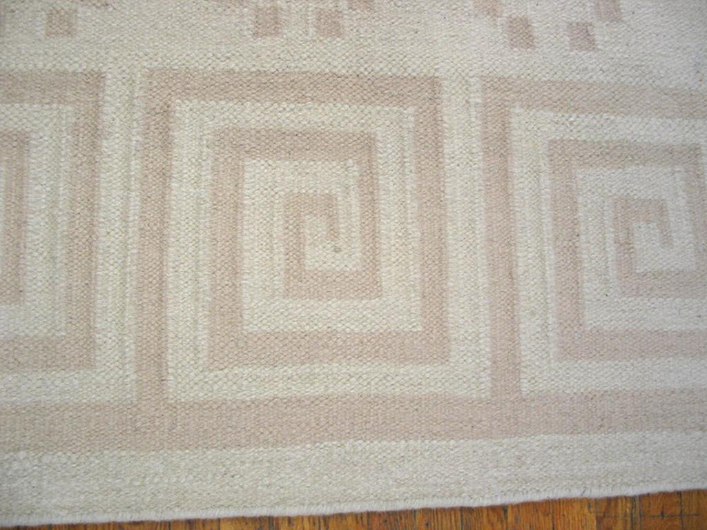 Wool Antique Indian Dhurrie Rug For Sale