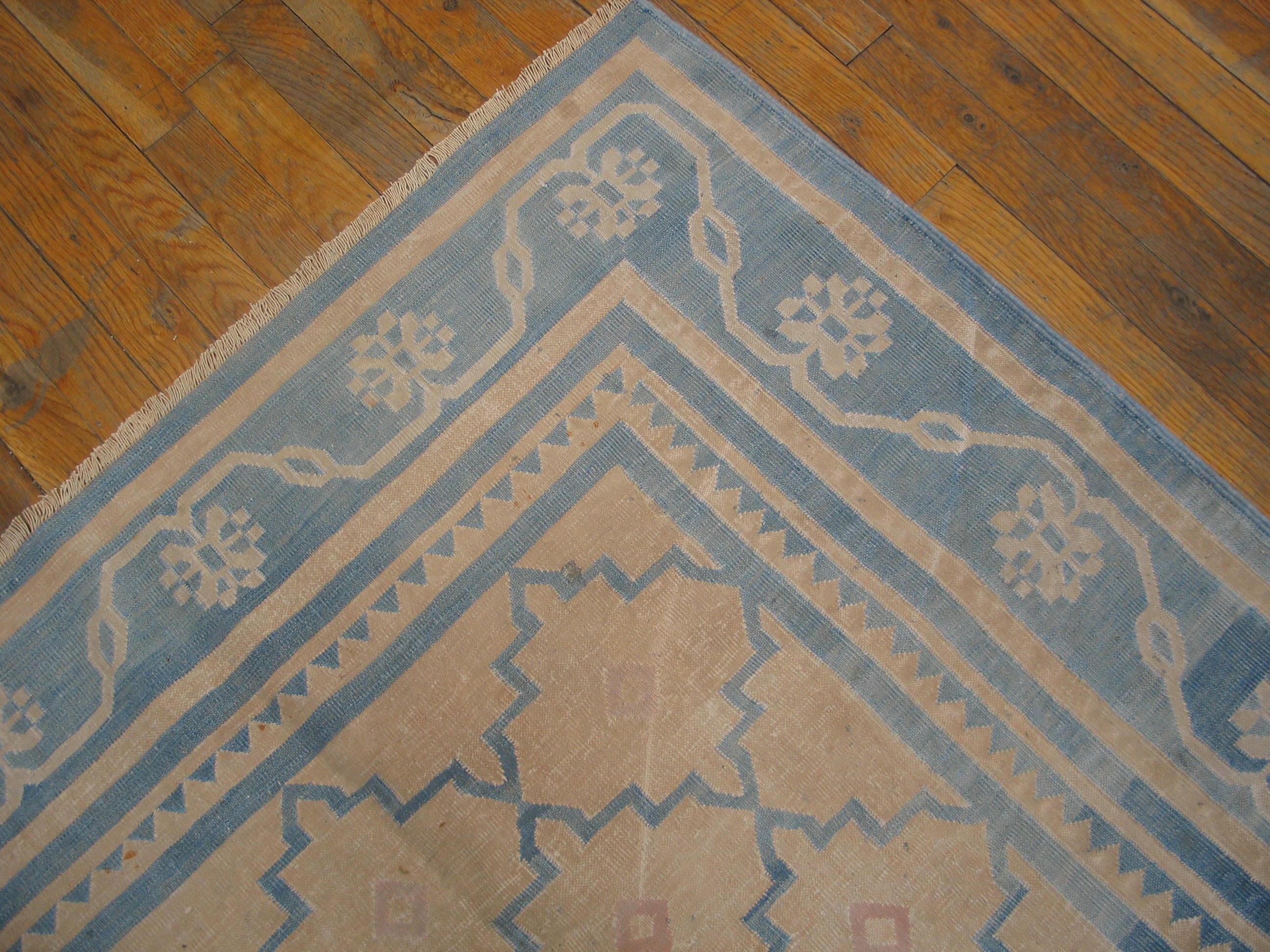 Early 20th Century Antique Indian Dhurrie Rug