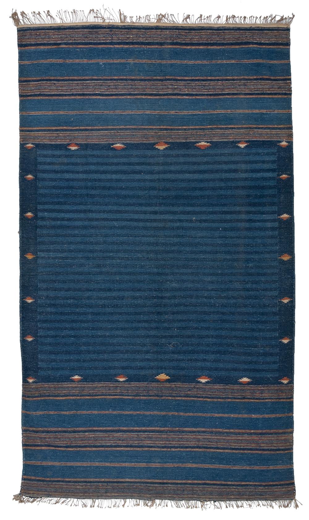 Late 19th Century Antique Indian Dhurrie Rug