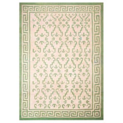 Antiker indischer Dhurrie-Teppich 7' 3 Zoll x 10' 0 Zoll 