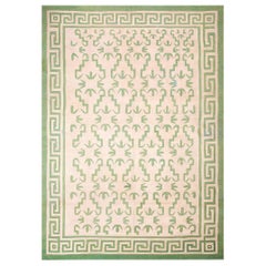 Alfombra antigua india Dhurrie 7' 3" x 10' 0"