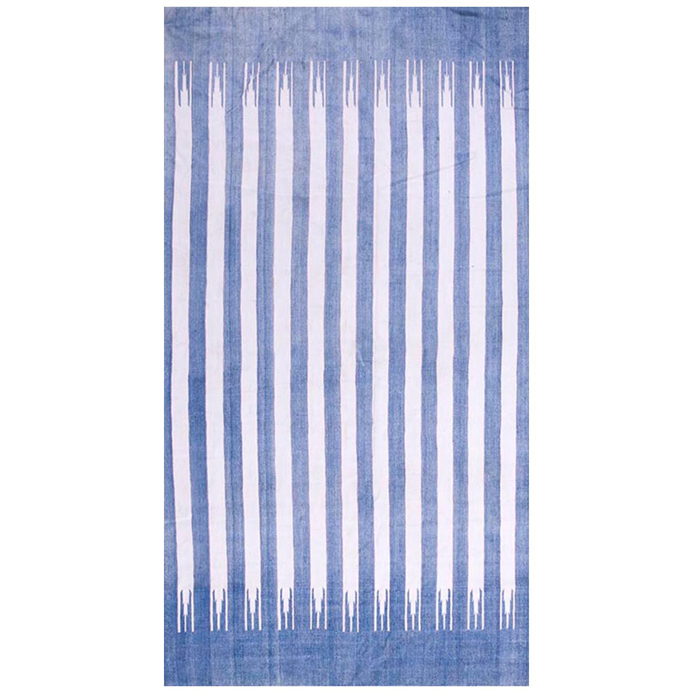1930s Indian Cotton Dhurrie Carpet ( 5'10" x 10'9" - 178 x 328 )