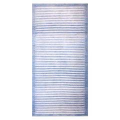Tapis indien en coton Dhurrie des années 1930 ( 8' x 16'4" - 245 x 498 )