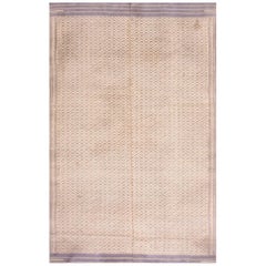 Tappeto Dhurrie in cotone indiano dell'inizio del XX secolo ( 5'9" x 8'10" - 175 x 270 )