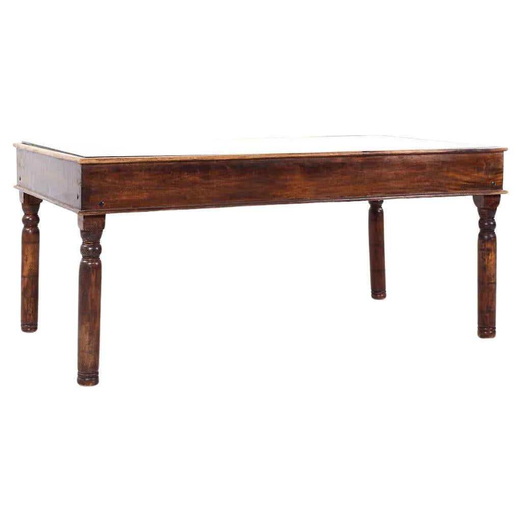 Antique Indian Door Dining Table For Sale