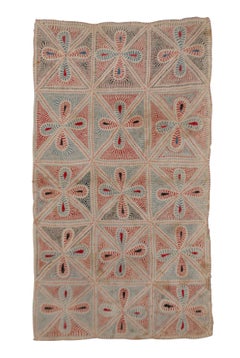 Antique Indian Embroidered Kantha Cloth