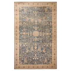 Antique Indian Floral Rug. Size: 13 ft x 21 ft 3 in