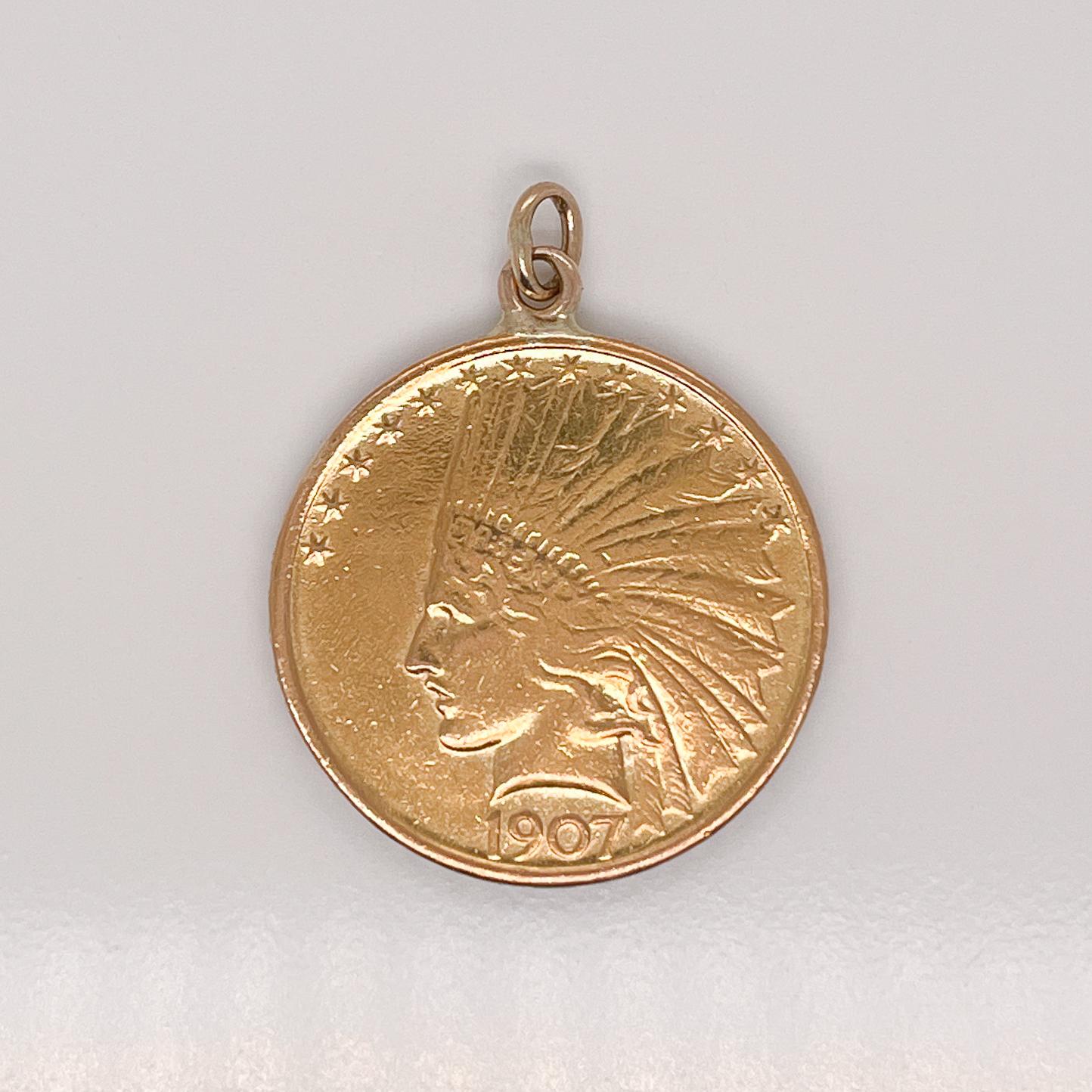 indian head gold coin $10