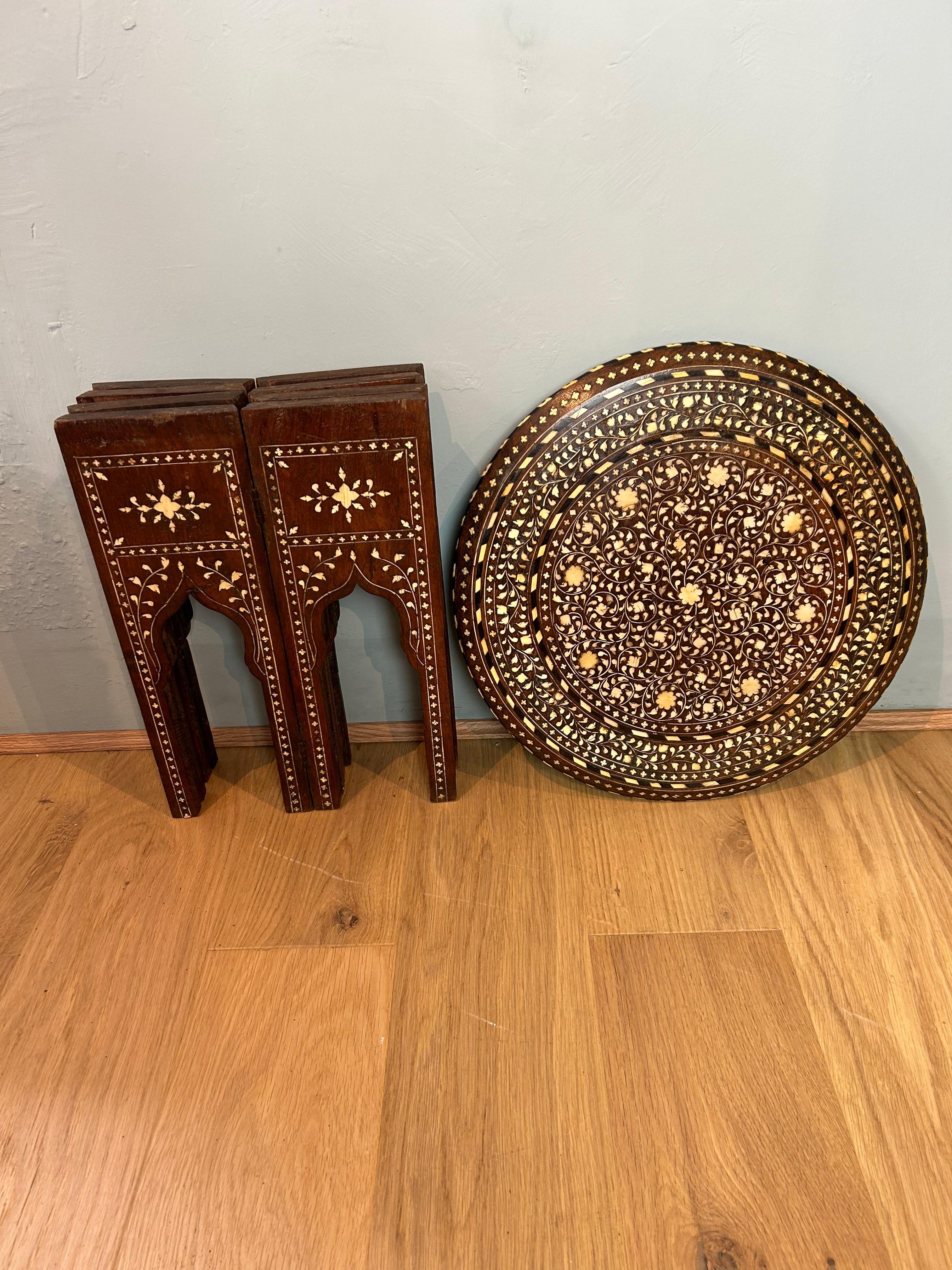 Moorish Antique Indian Hoshiarpur Table
