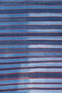 Antique Indian Jail Dhurrie Rug