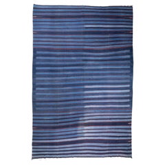Antique Indian Jail Dhurrie Rug