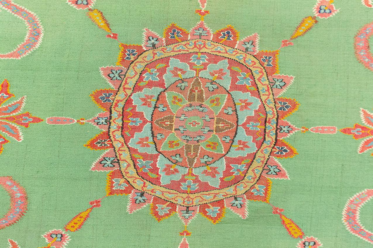 Antiker indischer Kaschmir-Schal-Textil, 19. Jahrhundert (Wolle) im Angebot