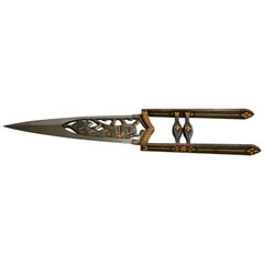 Poignard indien antique Katar Push, 19ème siècle