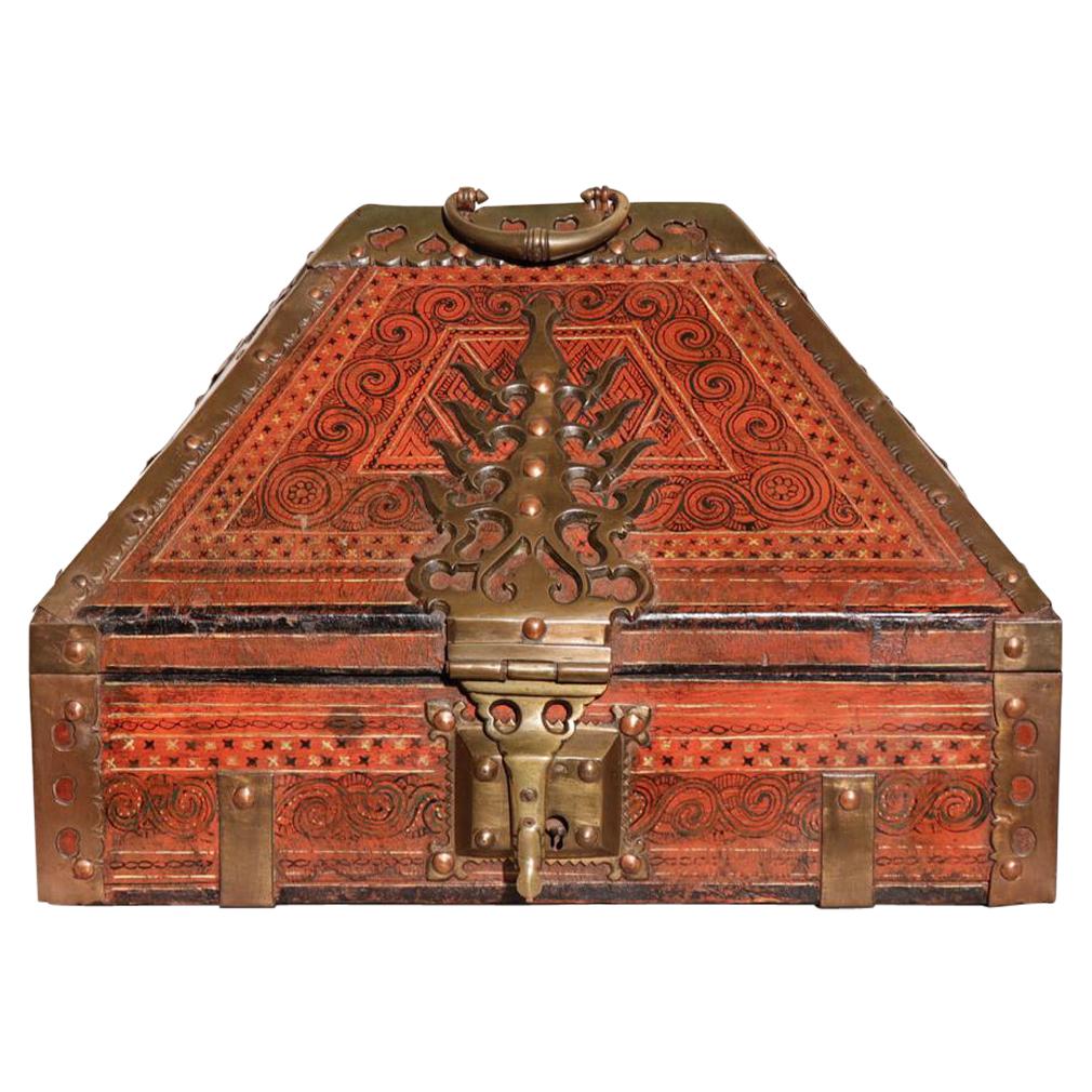 Antique Indian Kerala Dowry Box, Malabar, Northern Kerala