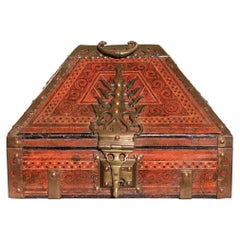 Antique Indian Kerala Dowry Box, Malabar, Northern Kerala
