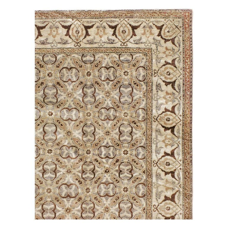 Antique Indian Lahore Room Size Rug For Sale at 1stDibs