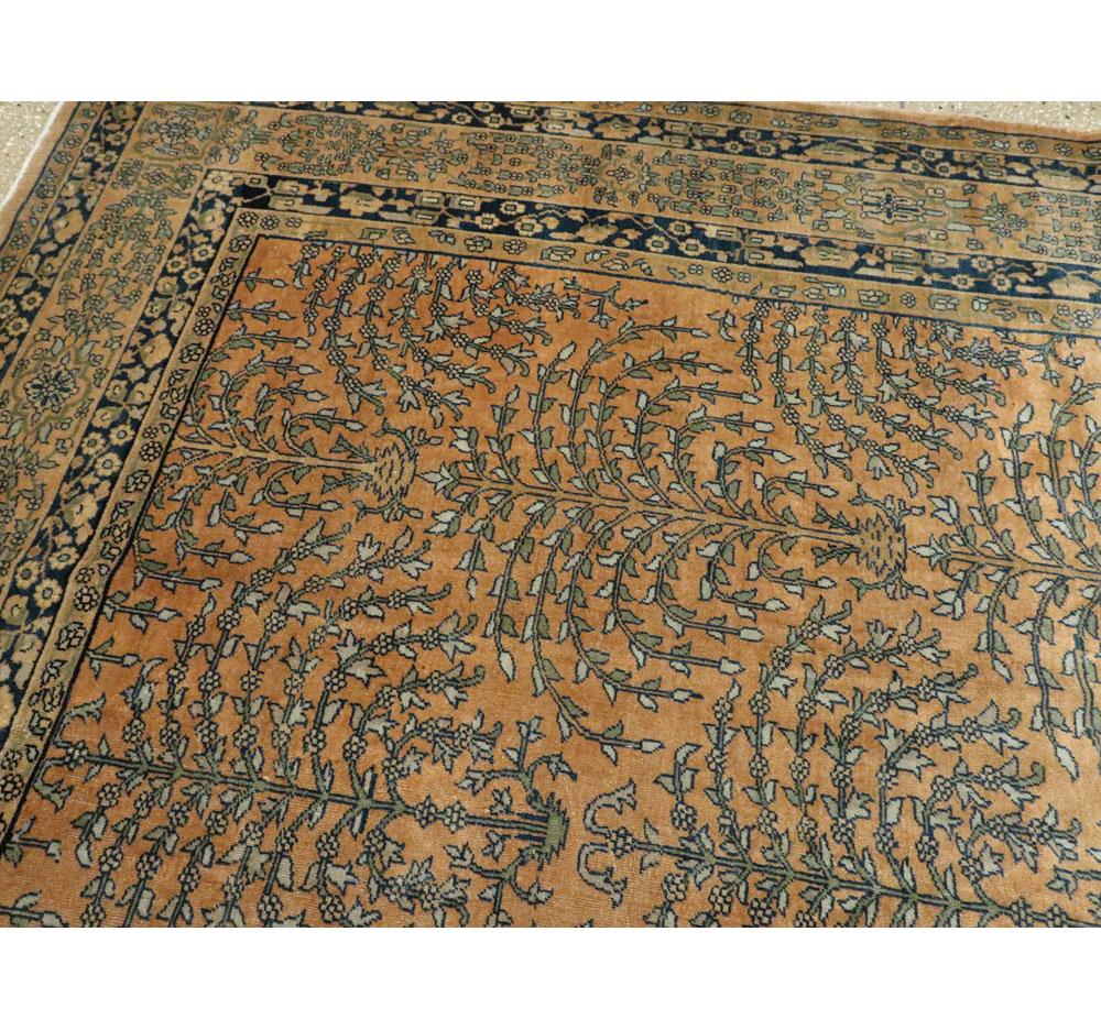 Antique Indian Lahore Room Size Rug In Good Condition For Sale In New York, NY