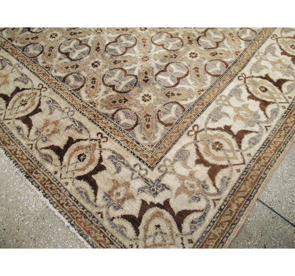 Wool Antique Indian Lahore Room Size Rug For Sale