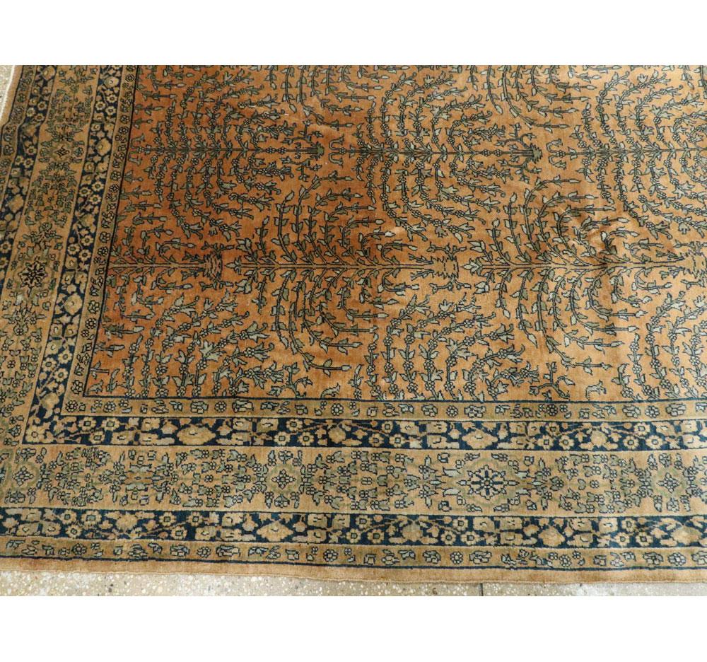 20th Century Antique Indian Lahore Room Size Rug For Sale