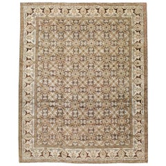 Tapis indien ancien de Lahore de taille normale