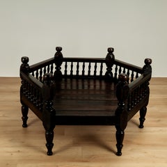 Antique Indian Meditation Bench