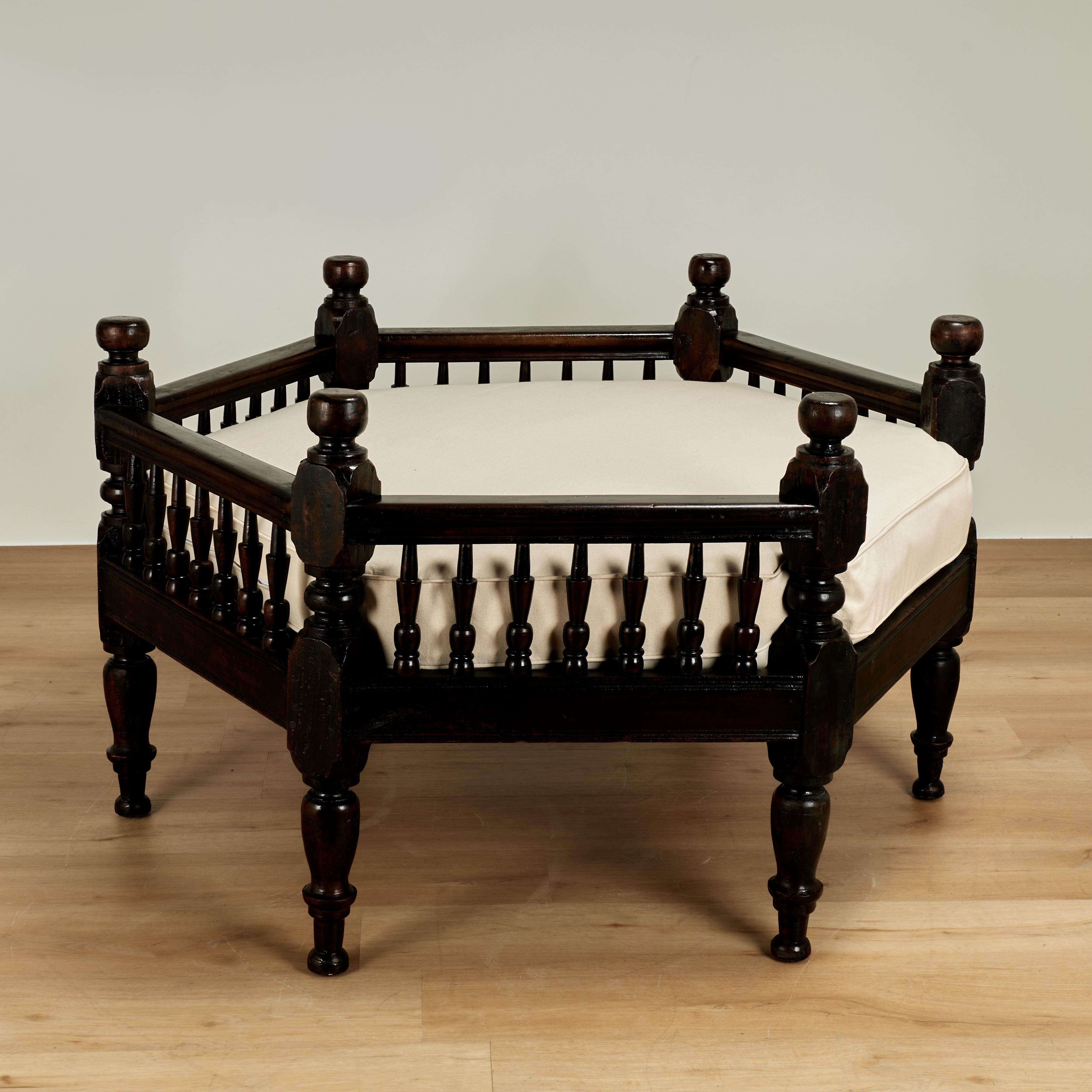 Indian Bench Antique Indian Meditation Bench For Sale at 1stDibs