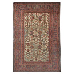 Antiker handgewebter antiker indischer Patan-Teppich aus orientalischer Wolle für Wohnzimmer