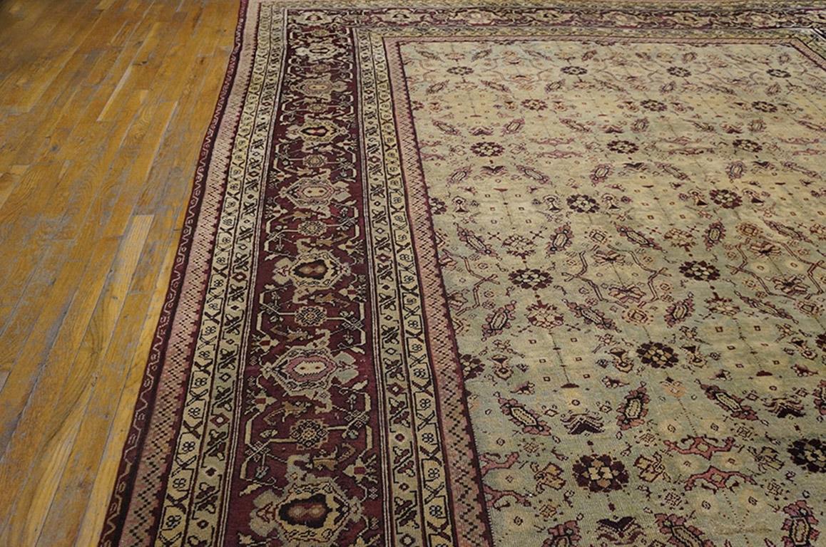 Late 19th Century Indian Agra Carpet ( 10'4