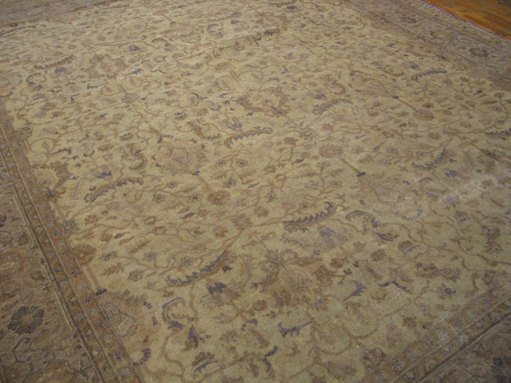 Tapis indien ancien, taille : 11'9