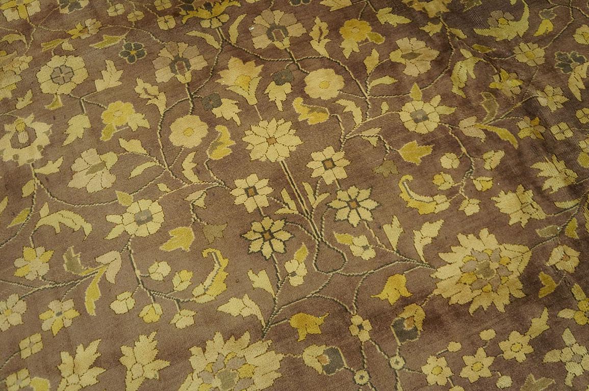 Antiker indischer Teppich 12' 0'' x17' 10'' (Indisch) im Angebot