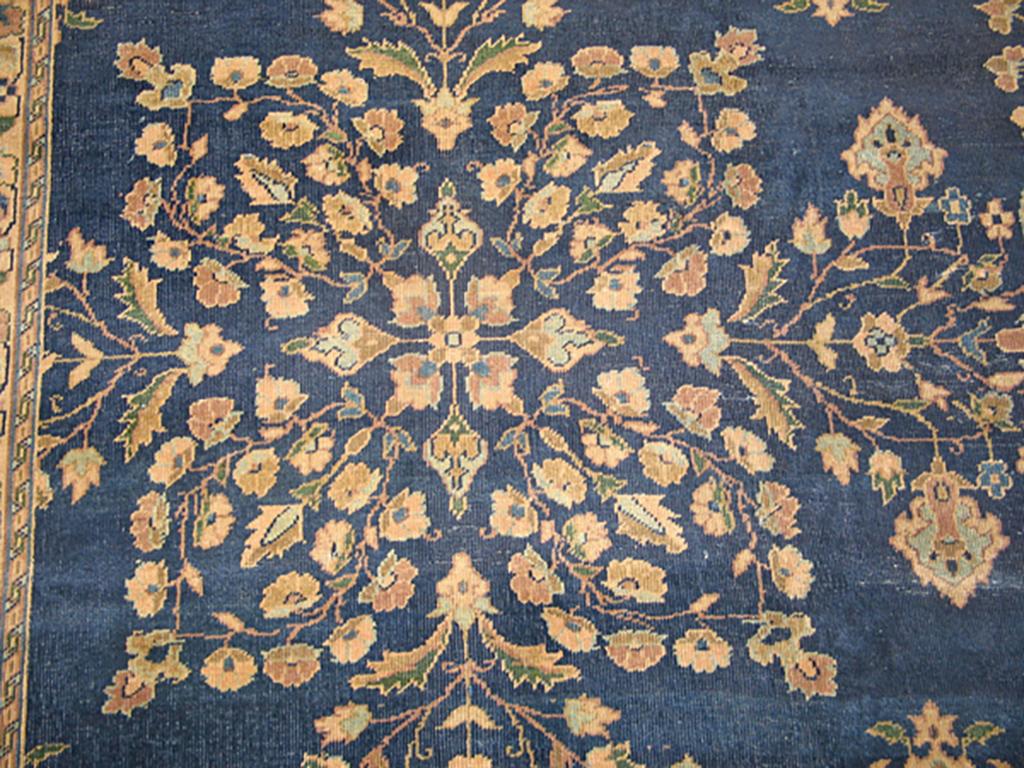 Hand-Knotted Antique Indian Rug 13' 0