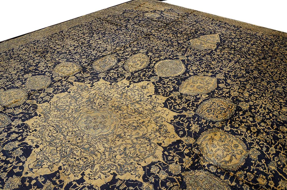 Début du 20ème siècle Tapis indien ancien de 14' 1