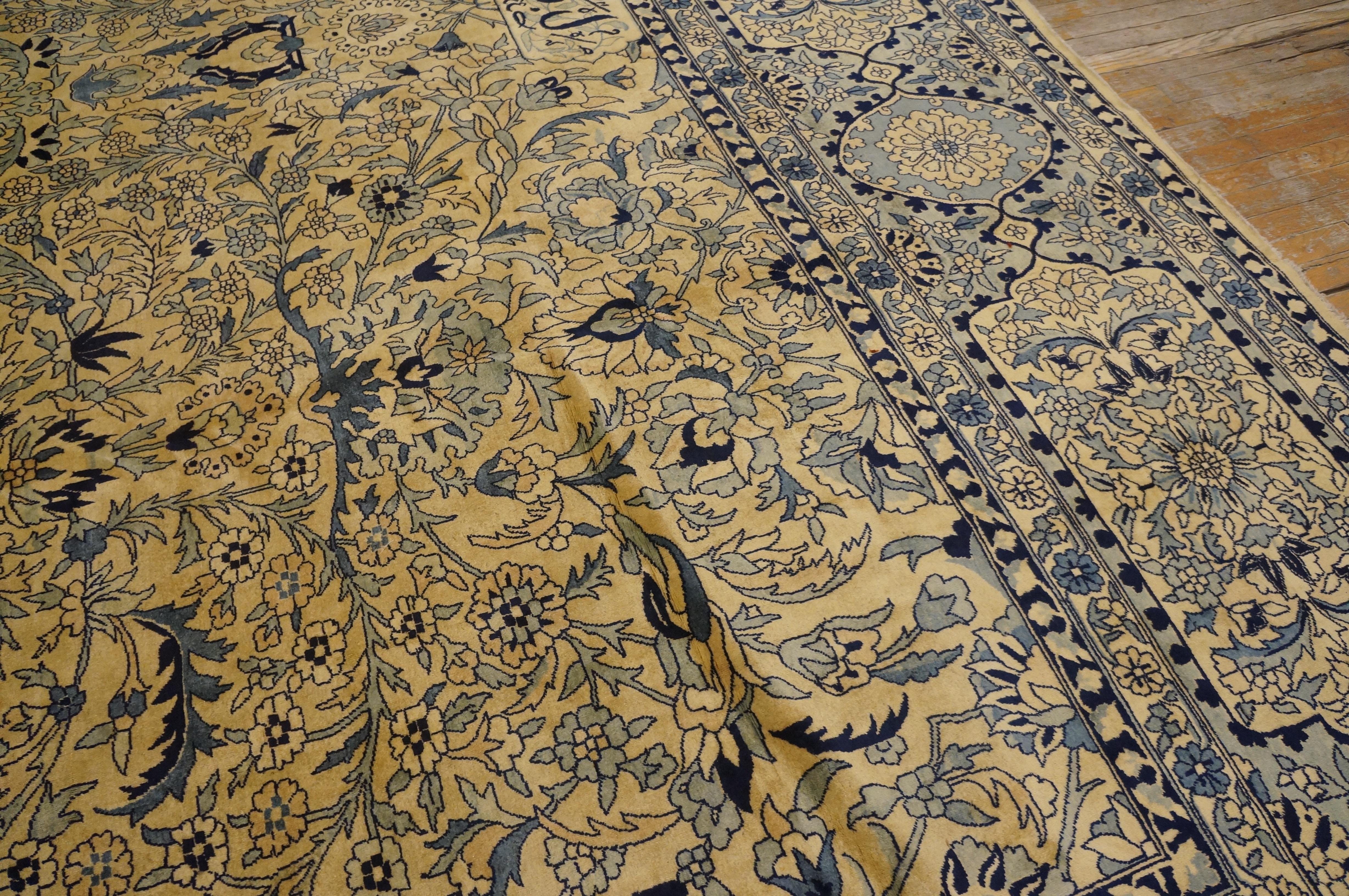 Early 20th Century N. Indian Lahore Carpet ( 16' x 17' - 487 x 518 ) For Sale 6