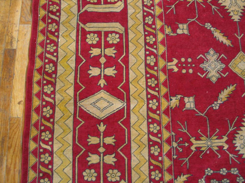 Early 20th Century Antique Indian Rug 16'. 0