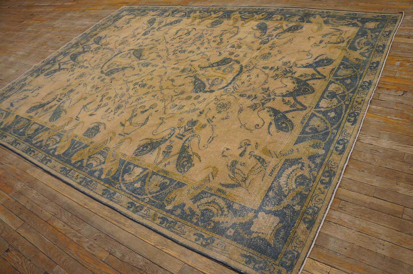 Antique Indian Rug 7' 2'' x 9' 9'' For Sale 3
