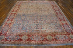 Fantastic Blue Color with Special Full Flower Patters Antique Indian Lahore Rug