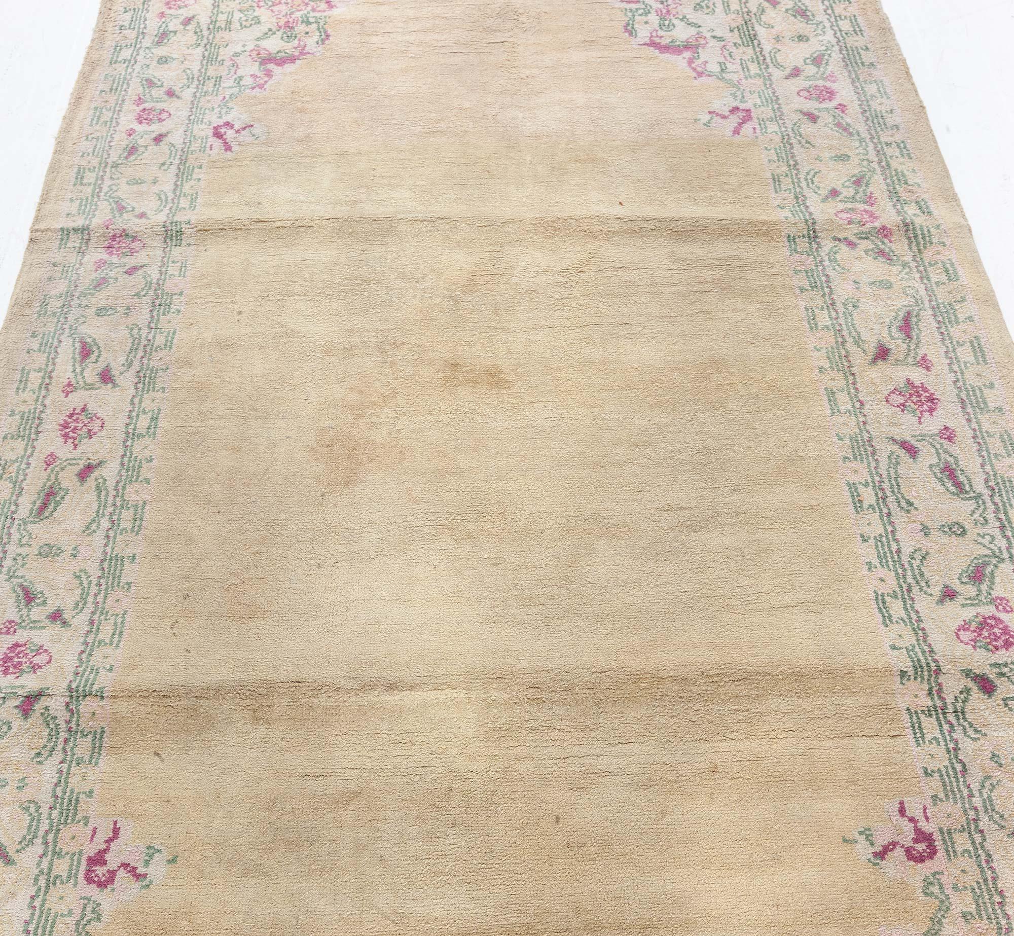 Hand-Woven Antique Indian Rug For Sale