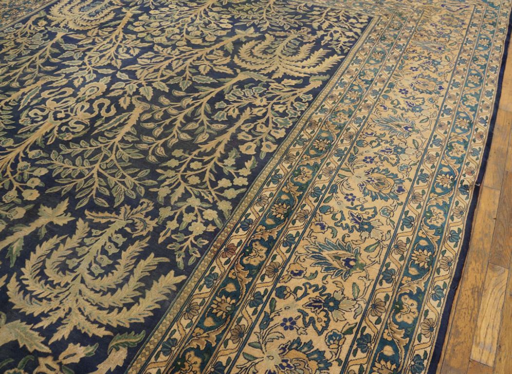 Wool Early 20th Century Indian Lahore Carpet ( 9'10