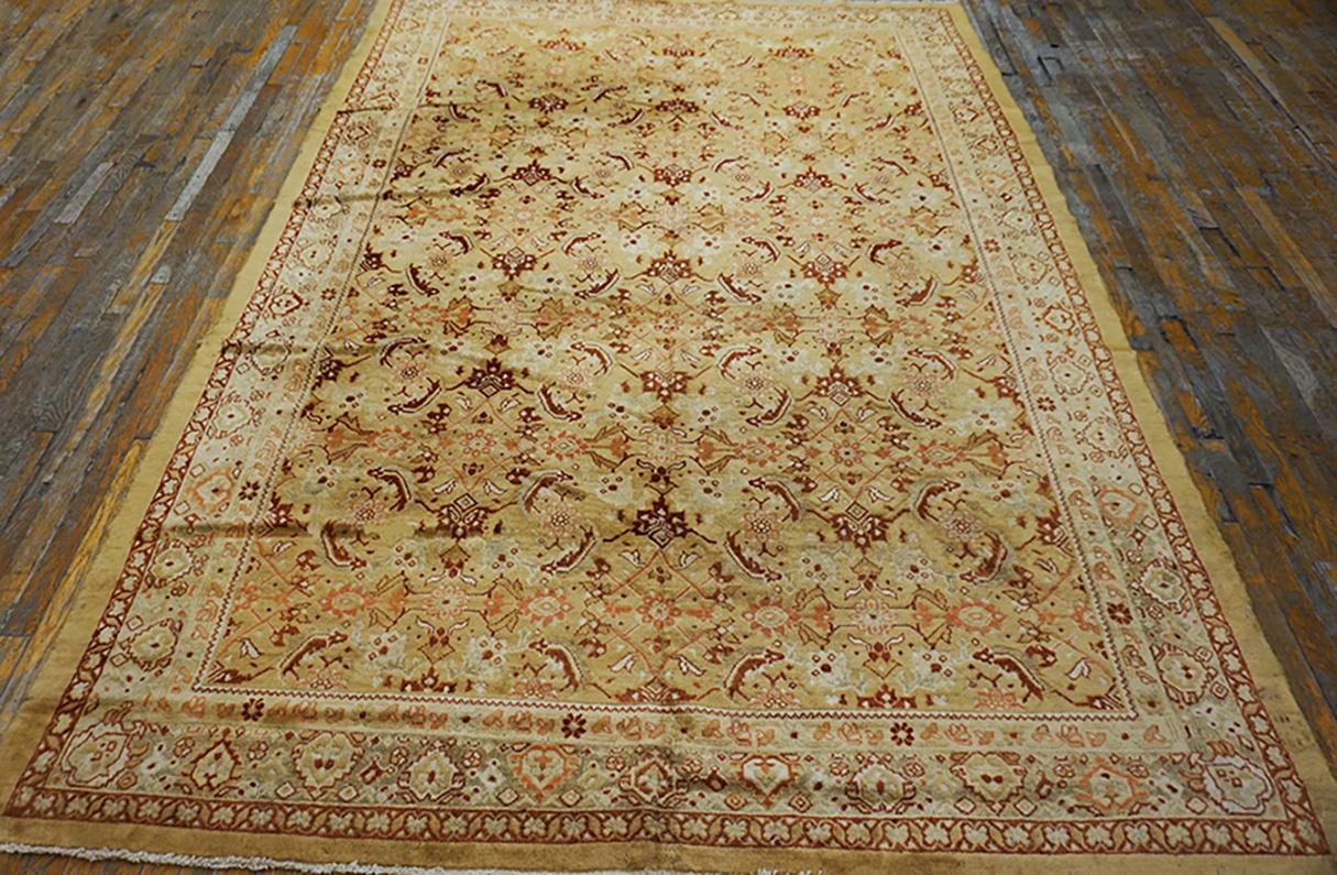 Tappeto Agra indiano dei primi del Novecento  ( 7' x 10'2