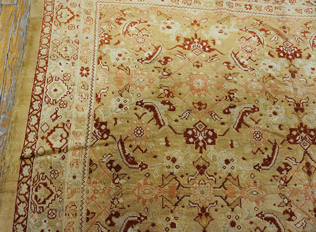 Lana Tappeto Agra indiano dei primi del Novecento  ( 7' x 10'2
