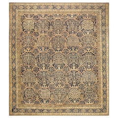 Antique Early 20th Century Indian Lahore Carpet ( 13'8" x 15'6" - 417 x 472 )