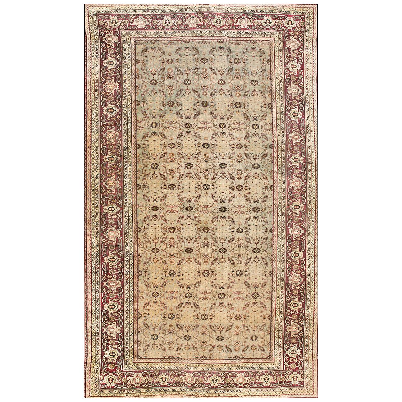 Late 19th Century Indian Agra Carpet ( 10'4" x 18'3" - 315 x 556 ) For Sale