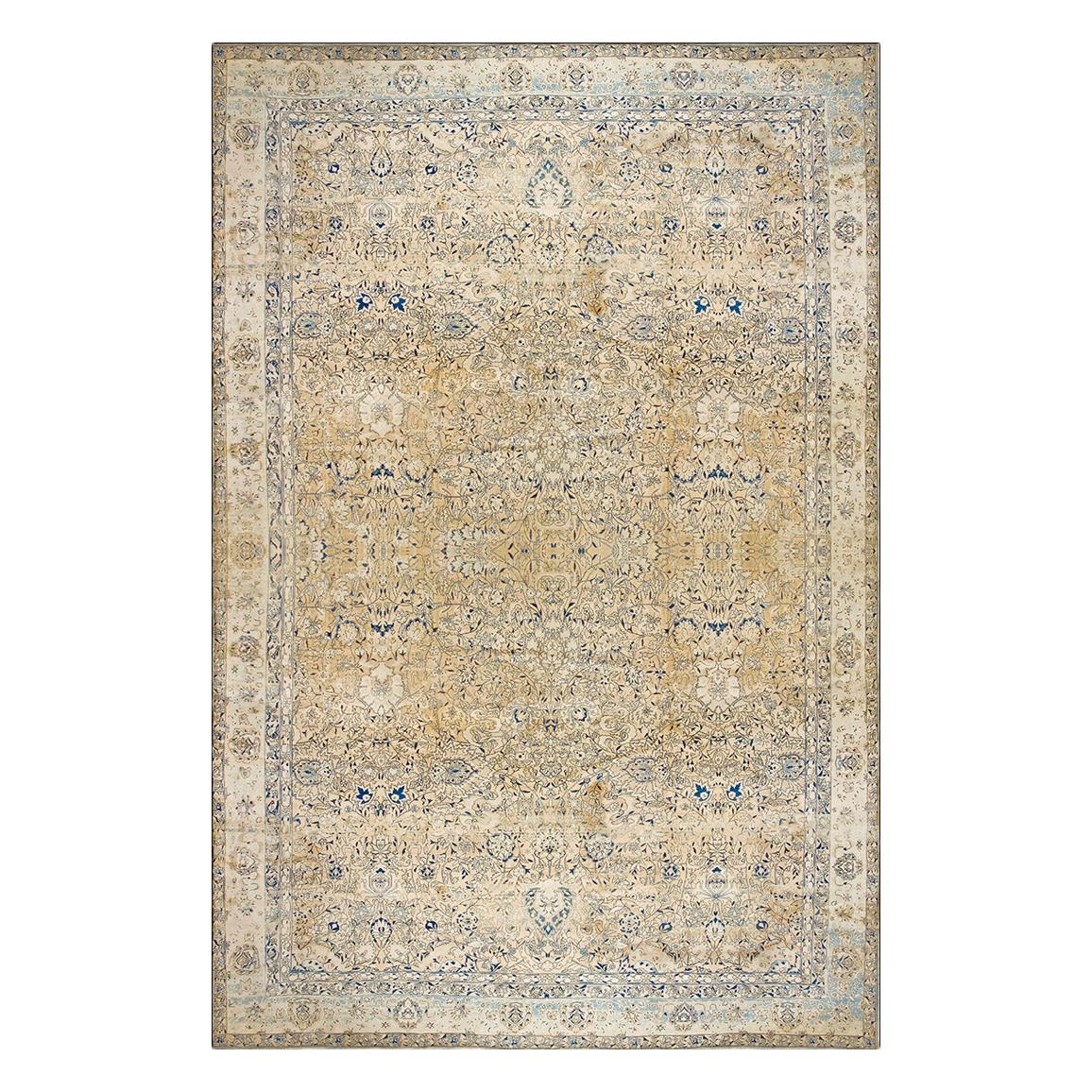 Early 20th Century Indian Lahore Carpet ( 13'6" x 21'6" - 412 x 655 cm )