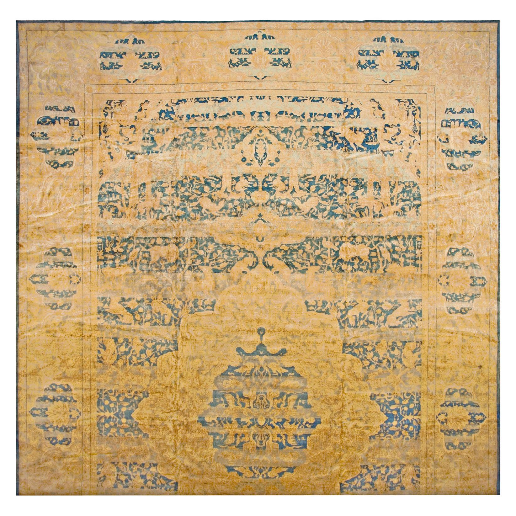Tappeto indiano di Lahore dei primi del Novecento ( 14' x 23' - 427 x 702 )