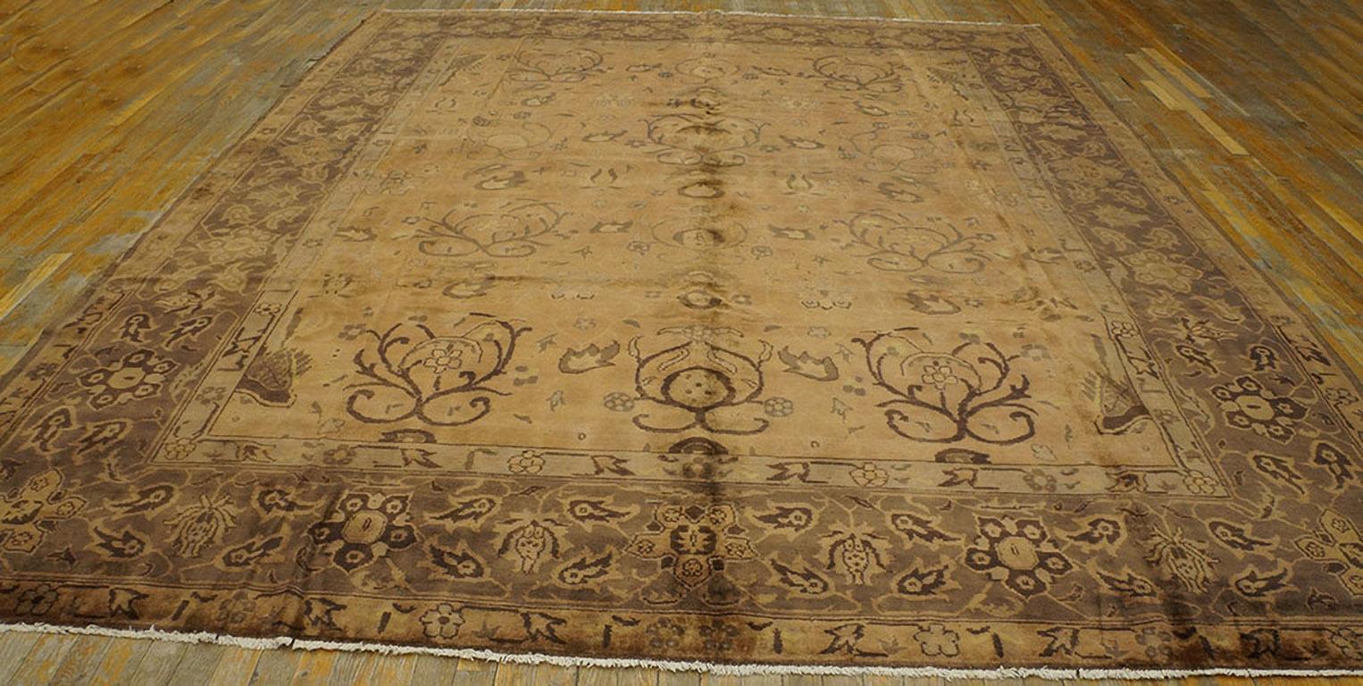 Antique Indian rug, size: 9'3