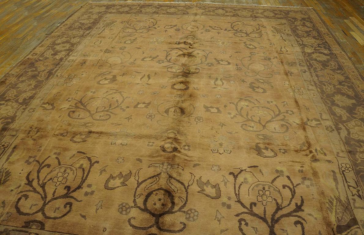 Wool Antique Indian Rug 9' 3