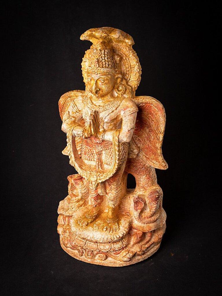 19th Century Antique Indian Sandstone Garuda from India For Sale