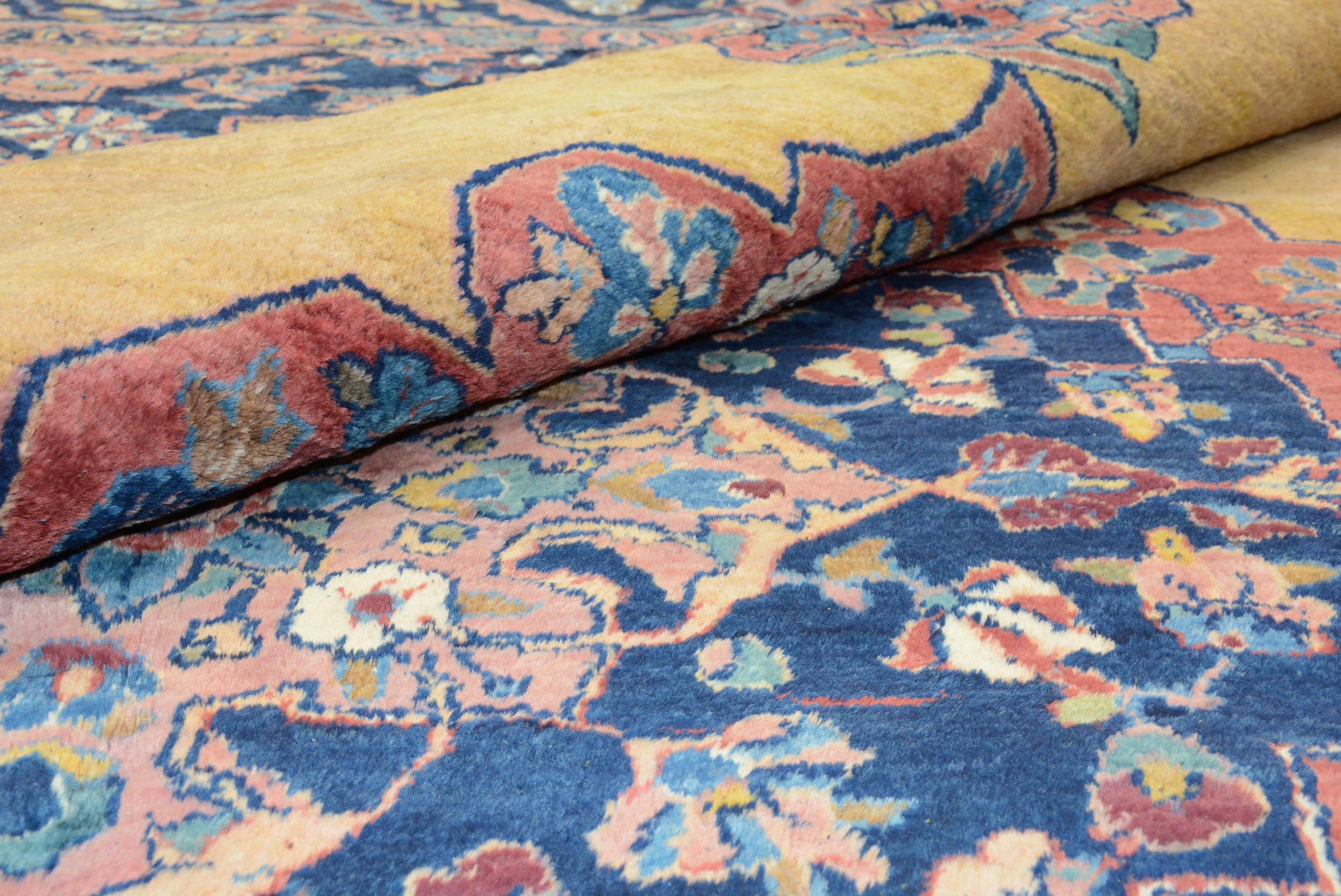 Antique Indian Sharistan Carpet For Sale 3