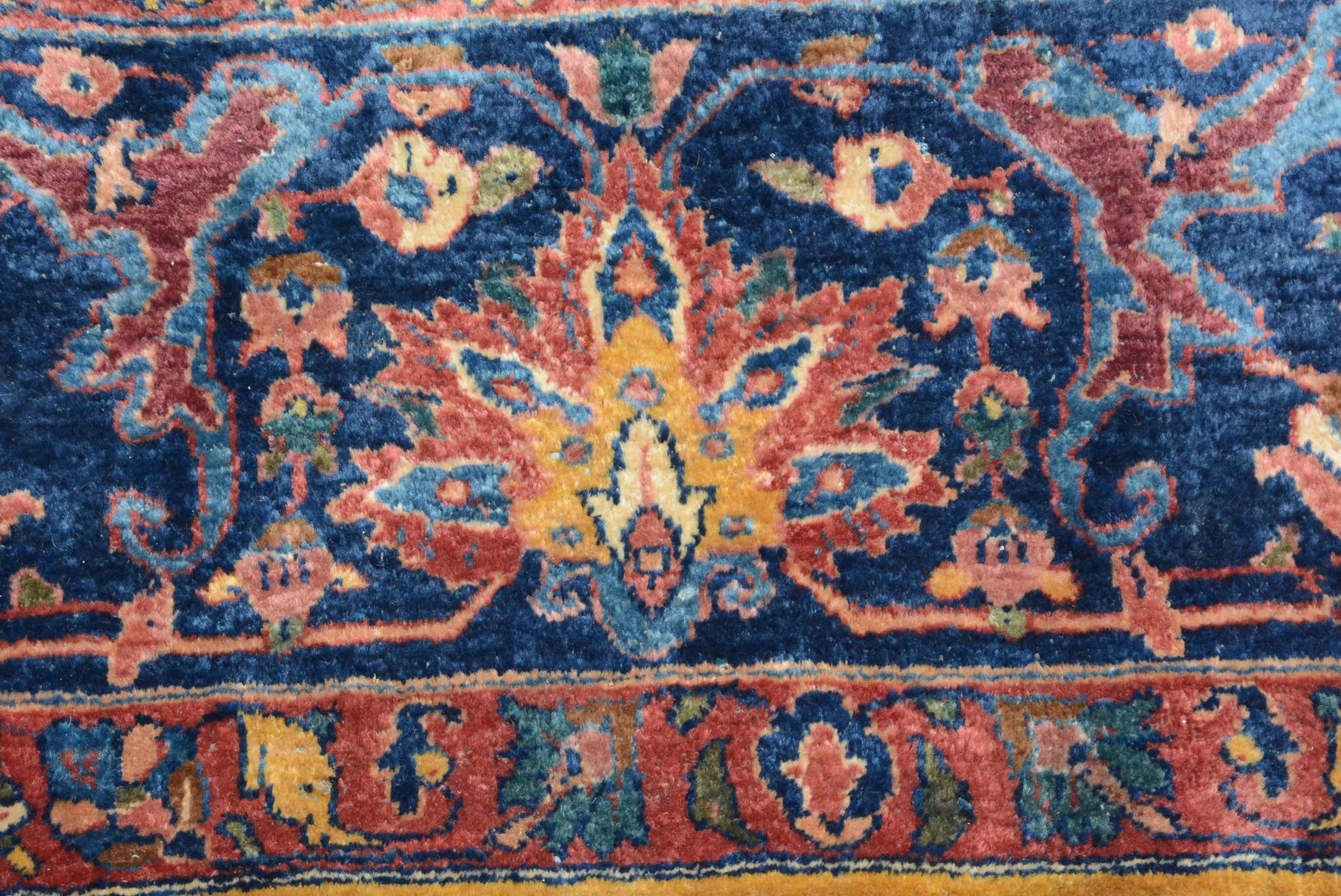 Antique Indian Sharistan Carpet For Sale 5