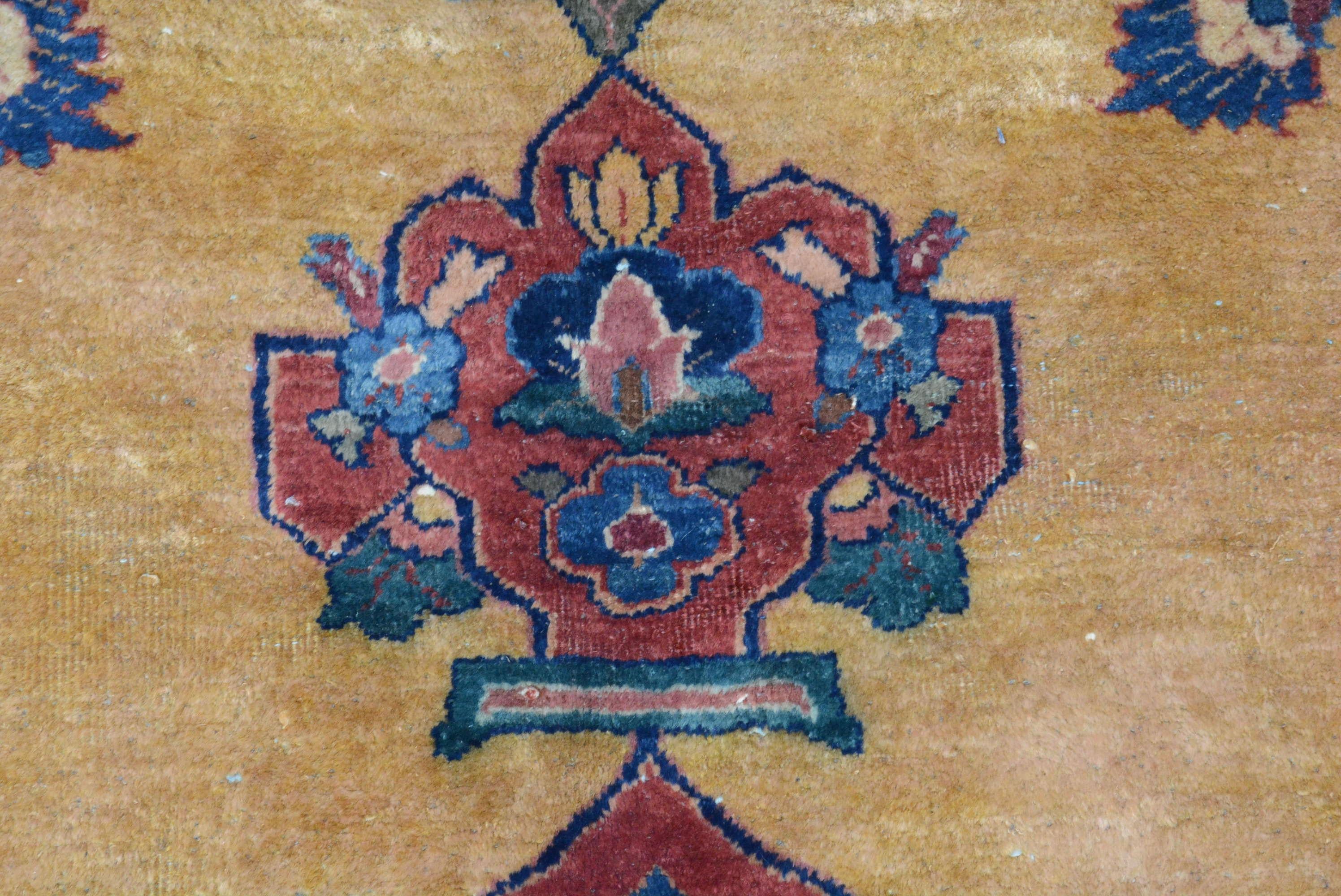 Antique Indian Sharistan Carpet For Sale 8
